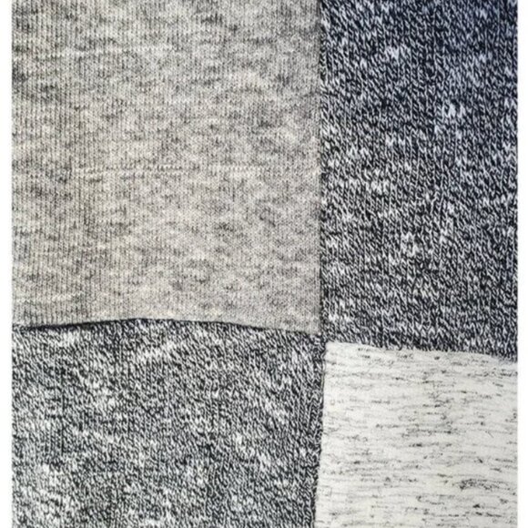 Revolve Derek Lam 10 Crosby Gray Wool Patchwork Sweater Small S - Picture 4 of 6